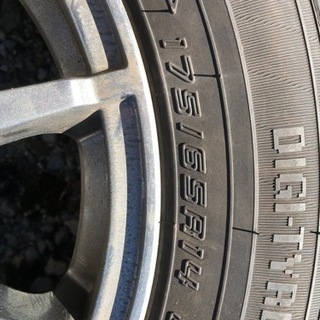 【値下げしました】タイヤダンロップEC202  タイヤ＋ホイール4本セットの画像