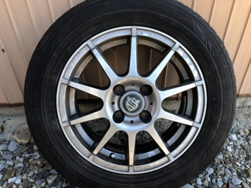 【値下げしました】タイヤダンロップEC202  タイヤ＋ホイール4本セット