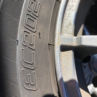 【値下げしました】タイヤダンロップEC202  タイヤ＋ホイール4本セットの画像
