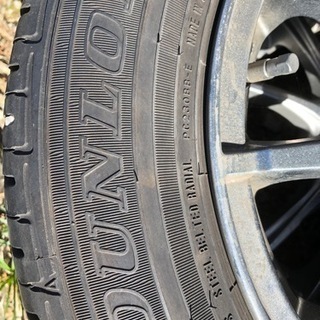 【値下げしました】タイヤダンロップEC202  タイヤ＋ホイール4本セットの画像