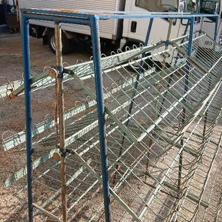 レトロ 商品棚 ワイヤーラック シェルフ 陳列棚の画像