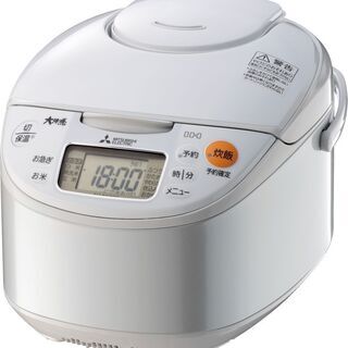 三菱電機 IHジャー炊飯器 5.5合炊き ホワイト NJ-NH1...