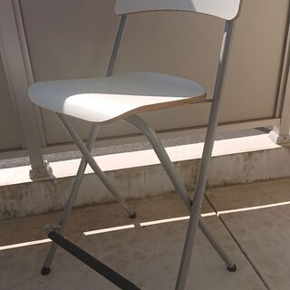 IKEA ハイチェアー 白の画像