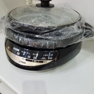 【愛品館市原店】TIGER 2021年製 グリルなべ CQG-B300T【愛市IFC】の画像
