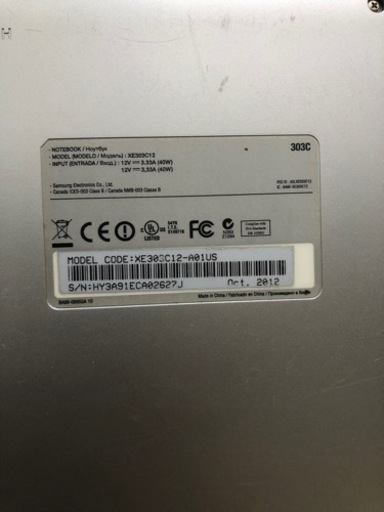 (早い者勝ち)SAMSUNG ChromeBook