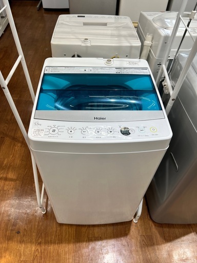 全自動洗濯機 Haier JW -C55A 5.5kg 2017年製 入荷しました