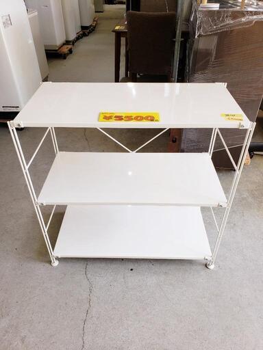 無印良品　3段スチールシェルフ　5500円　管理番号：82710