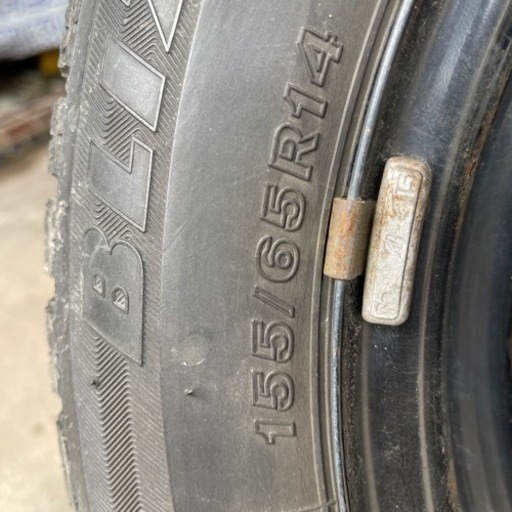 【格安】スタッドレスタイヤ　155/65R14 ４本セット