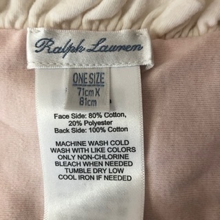 ラルフローレン　ブランケット　ベビーの画像