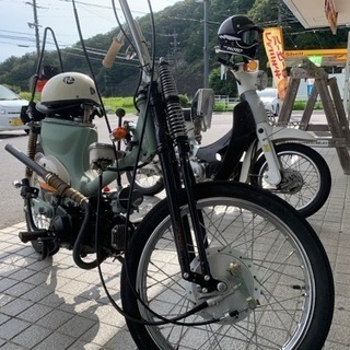 実働　カブ　チョッパー仕様　スプリンガー　107cc 原付二種の画像