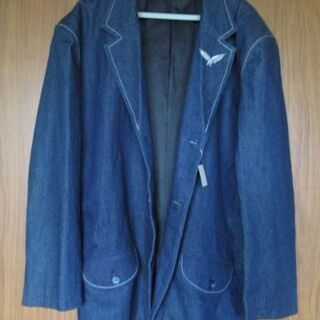 【商談中】デニムジャケット　ＬＬサイズ　未使用品の出品ですの画像