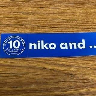 ステッカー　niko and…