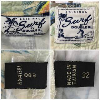 ⭕⭕⭕HY4/79 RRL アロハ柄 ボードショーツ ダブルアールエル サーフショーツ ボードトランクス 水着 ショートパンツ ラルフローレン メンズ 32⭕⭕⭕の画像