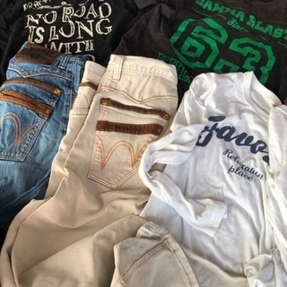 パーカー、26インチ、27インチジーンズ　tシャツ　差し上げます