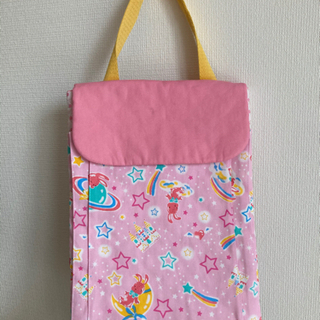 タブレットケース　　ポケット付き　小学校　中学校　ハンドメイド　...