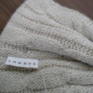 LOWRYS FARM
　ニットリボンクリップ　コサージュ　ヘアーアクセサリー　髪飾りの画像