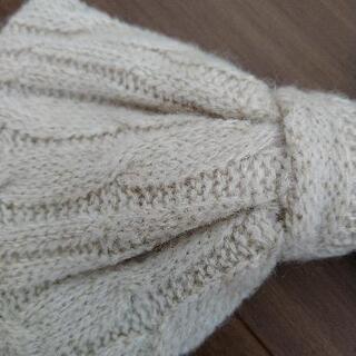 LOWRYS FARM
　ニットリボンクリップ　コサージュ　ヘアーアクセサリー　髪飾りの画像