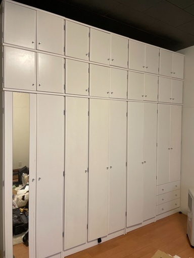 受取人確定　収納家具、衣類収納