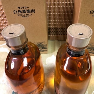 サントリー　 白州蒸留所シングルモルトウイスキー　300ml　未開封品 箱入り　2本セット