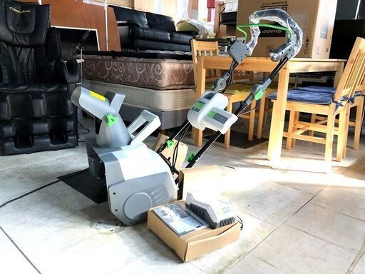 札幌近郊　送料無料　未使用品　充電式電動除雪機　Snow Whale SW-36V スノーホエール 除雪機