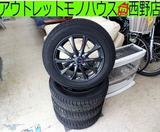 スタッドレスタイヤ ヨコハマ IG50 PLUS 185/65R15 2019年製 4本セット DDSホイール 5.5j 4穴 +50 PCD 100 中古 西野店