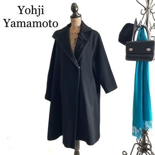 yohji yamamoto ヨウジヤマモト コート ブラック レディース