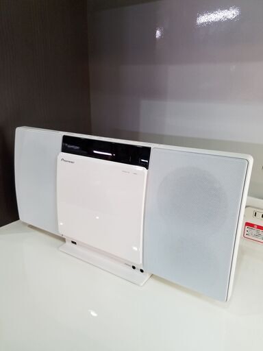 【愛品館市原店】 Pioneer　2015年製　X-SMC01BT-W　CDミニコンポーネントシステム【管理IMP011169-104】