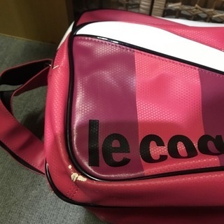 ルコック　スポーツバッグ　ピンク　le coq sportifの画像