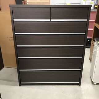 ニトリ ハイチェスト フラビア3 110HC DBR 幅111.5×奥行42×高さ