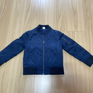 キッズ　petit main ジャケット　MA1 ネイビー 120cm