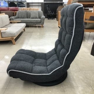 回転座椅子　ニトリ　1人掛け　グレー　使用感有の画像