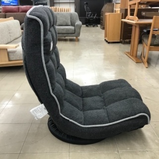 回転座椅子　ニトリ　1人掛け　グレー　使用感有の画像