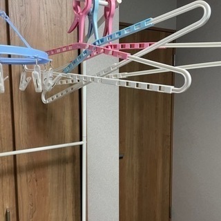 バスタオルハンガーラック　洗濯物置き　の画像