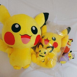 ピカチュウぬいぐるみ5点セット