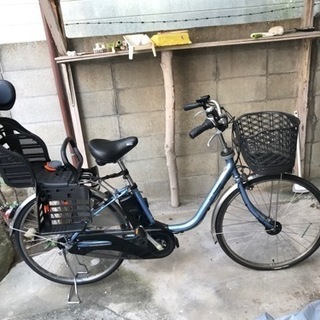 取引終了。【防犯登録込み】電動自転車(子供乗せ付)