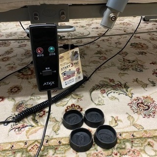 収納式電動リクライニング　Atexシングルベッドを取りに来てくださる方に無料でお譲りします。の画像