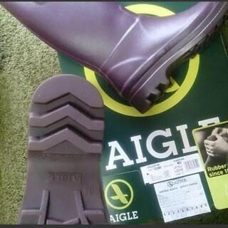 美品　AIGLE　レインブーツ　38　エーグル　エーグランティーヌの画像