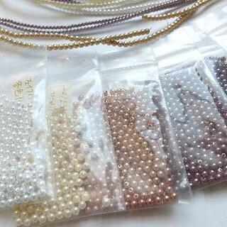 【譲渡先決定】未使用★大量フェイクパール2～3mmアソートの画像