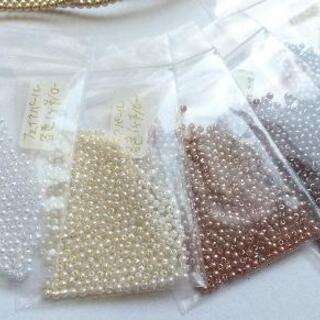 【譲渡先決定】未使用★大量フェイクパール2～3mmアソートの画像