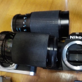 フィルムカメラ　ジャンク一眼レフ　レンズの画像