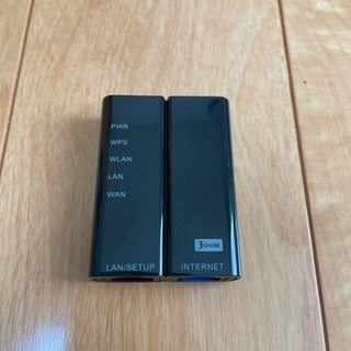 ELECOM コンパクトWi-Fiルーター　WRH-300BK-S