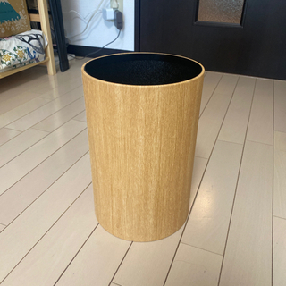 【お譲りします】木目のゴミ箱