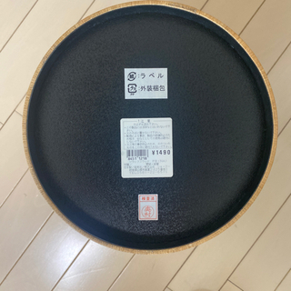 【お譲りします】木目のゴミ箱の画像
