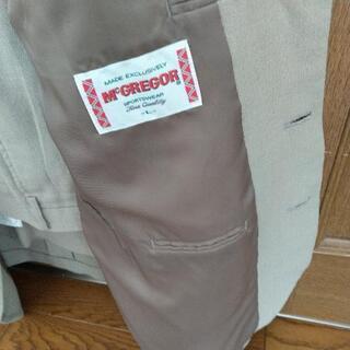 麻のスーツです。着てみませんかの画像