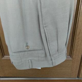 麻のスーツです。着てみませんかの画像