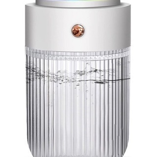 【新品未使用】加湿器 卓上 超音波式 小型 250ML 空焚き防...