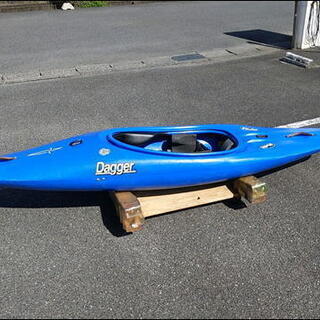【引取限定・現状渡し】リバーカヤック ダガー ＲＰＭ 船艇のみ 三重県