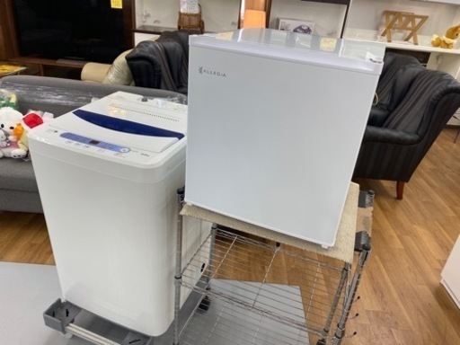 I372　超大特価！一人暮らし応援！！冷蔵庫46L洗濯機5.0kセット