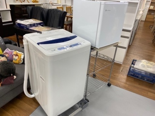 I372　超大特価！一人暮らし応援！！冷蔵庫46L洗濯機5.0kセット　