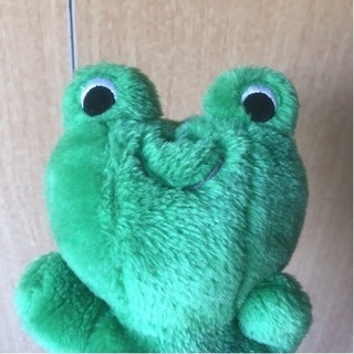 【引渡し確定】かえる　パペットぬいぐるみの画像